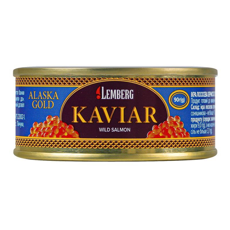 Ікра лососева(горбуша)LEMBERG з/б 90г